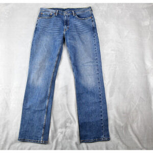 Levis Jeans 514 Mens 36x34 (36x33 Meas) Blue Denim